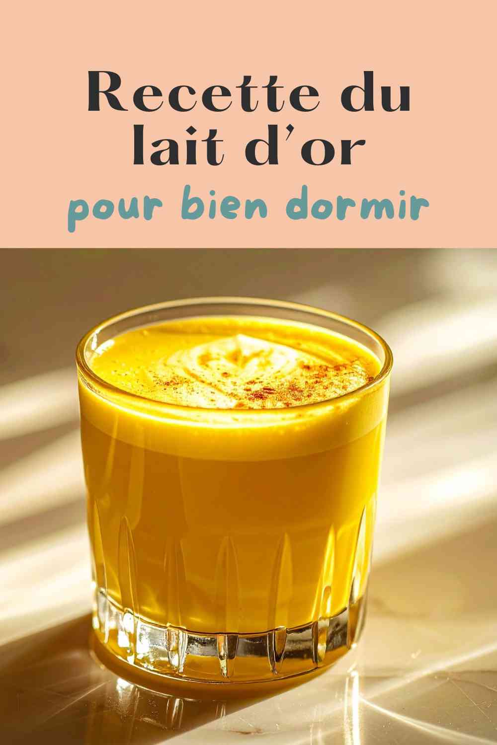 lait d'or avant de dormir
